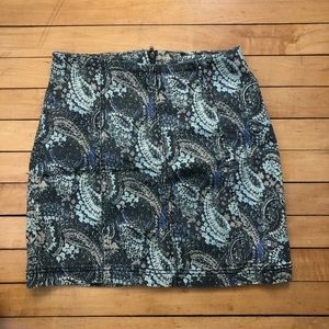 Free People Floral Mini Skirt- size 6